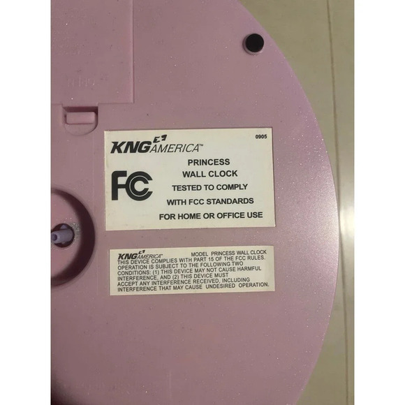 Disney Princesses Animated Wall Clock - Picture 6 of 6